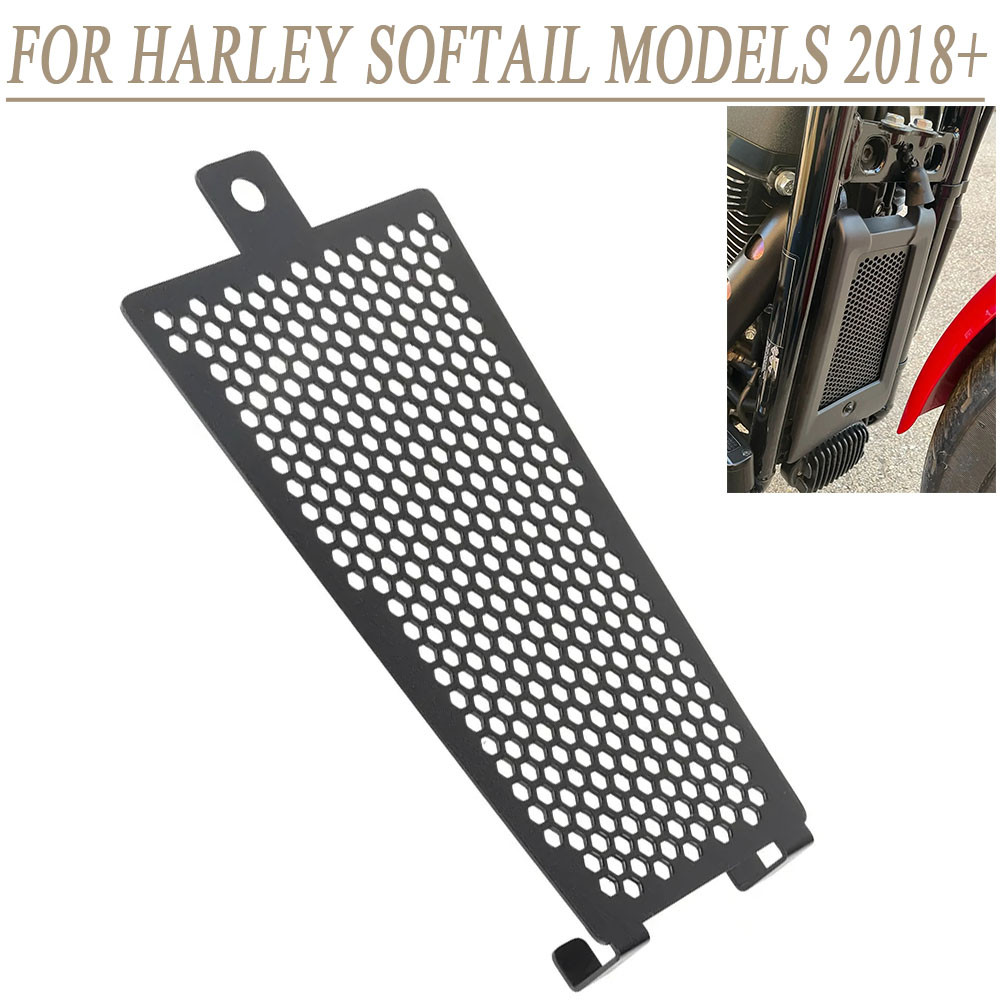 Jual For Harley Softail Radiator Cover Guard Grill for Slim Standard ...