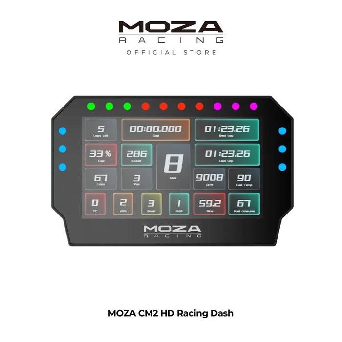Jual Terbaru! MOZA Racing CM2 HD Dashboard For R3 R5 R9 R12 R16 R21 ...