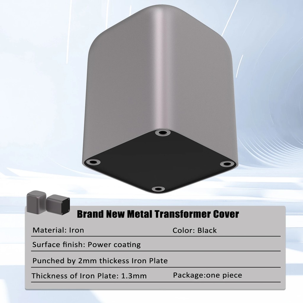 Jual New Brand New Metal Transformer Cover 65/85/107*123mm Iron Troide ...