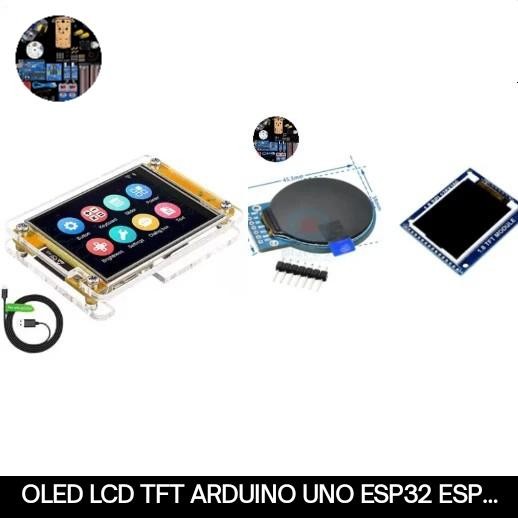 Jual Modul TFT module Display resolusi 240x240 pixel 1.28 inch 1.28 ...