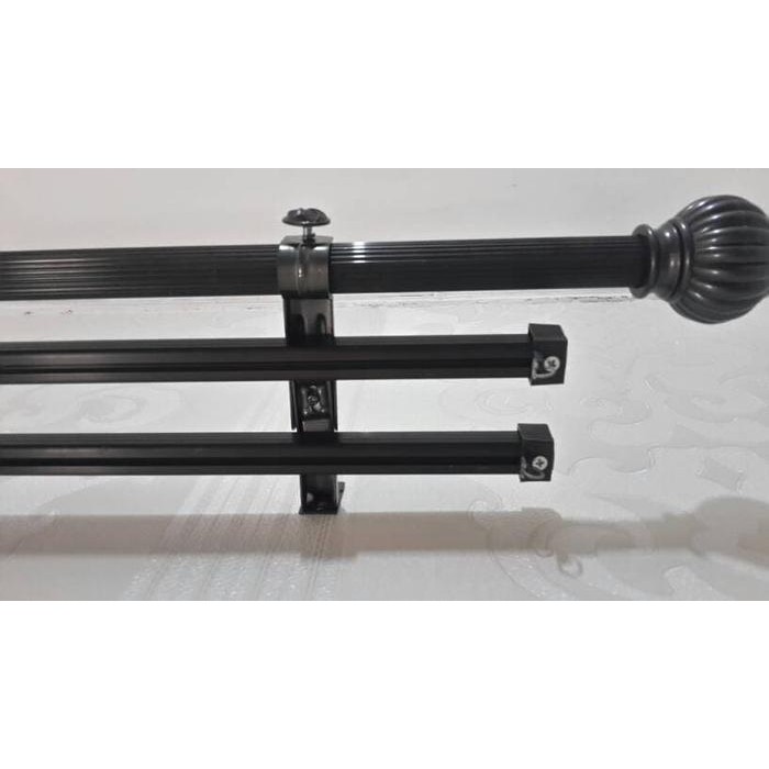 Jual Paket Batang Rel Pipa Gorden 2 Meter/Tiang Besi Hordeng/Rolet ...