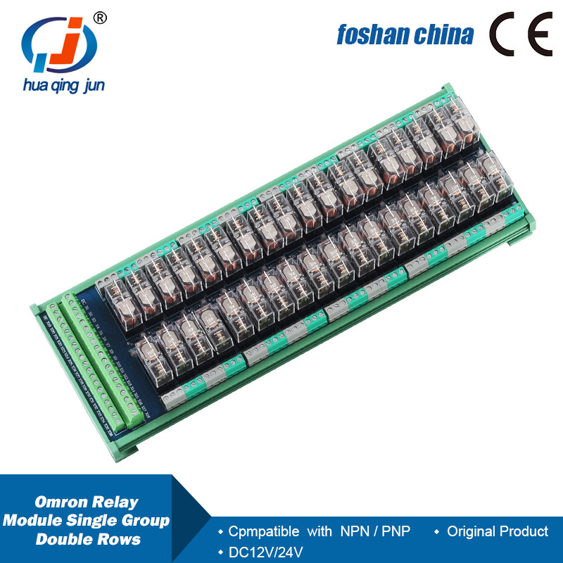 Jual BEST SELLER Huaqingjun 32-Channel 1NO 1NC Relay Module DC24V/12V ...
