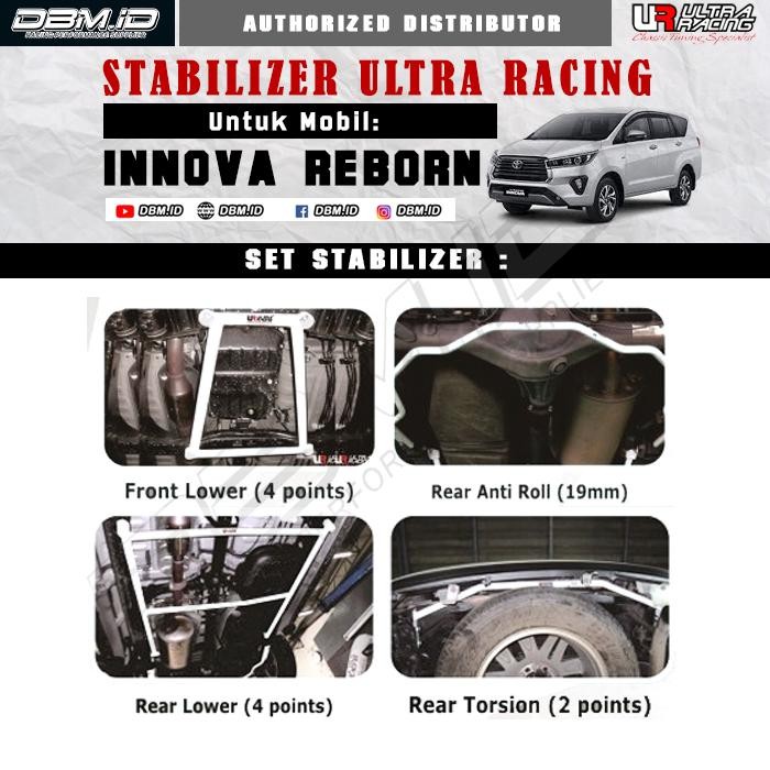 Jual ASLI DBM Strutbar Stabilizer Ultra Racing Innova Reborn 2016 ...