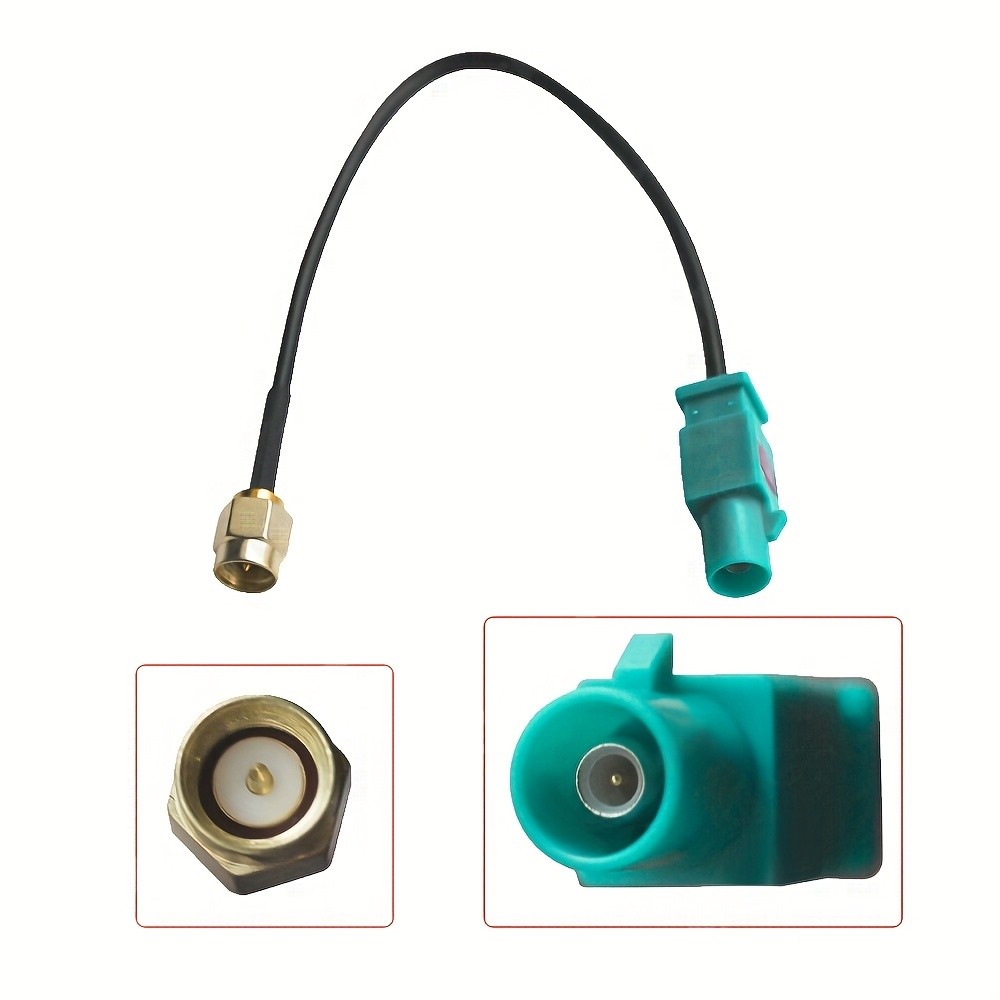 Generic Cavo adattatore antenna Z maschio a SMA maschio per GSM GPS DAB TV in auto, 15 cm, RG174, Durabile e Facile da Installare