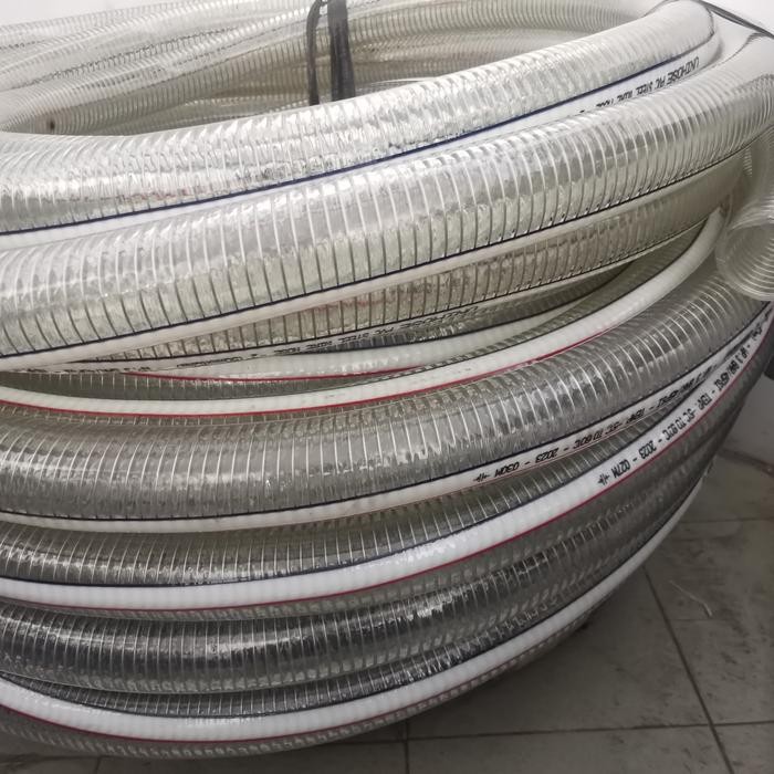 Jual ASLI Spring hose Selang spiral Kawat 2 inch bening / PVC Spring ...