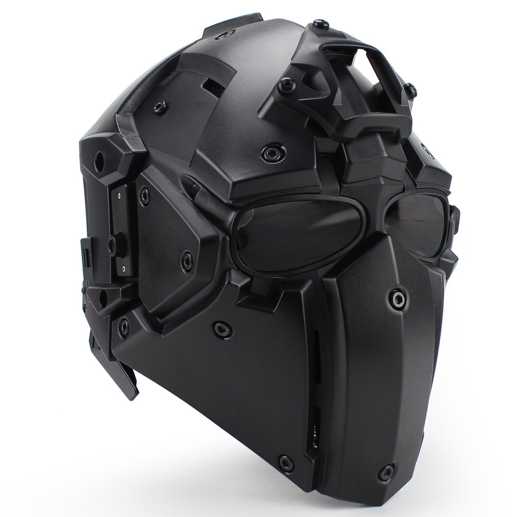 AQzxdc Headp-tactische headset, militaire hoofdtelefoon oorbeschermer met ruisonderdrukking, voor CS Combats Games Camouflage Hoofdtelefoon Standaard Militaire NAVO Plug, met Sound Pickup & Noise