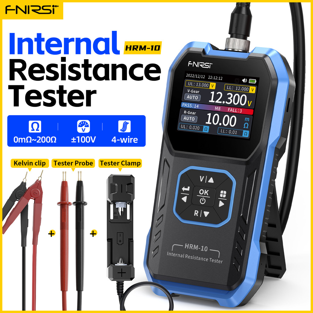 Jual New FNIRSI HRM-10 18650 Battery Voltage Internal Resistance Tester ...