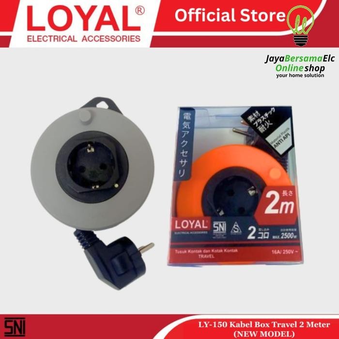 Jual Kabel Roll Travel 2 Meter LOYAL LY-150 / Kabel Roll Mini Kecil ...