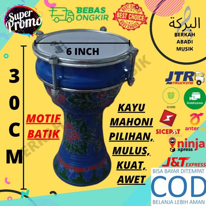 Jual Dumbuk Anak 6 Inch Tumbuk Marawis Batik Dumbuk Marawis Tumbuk Anak ...