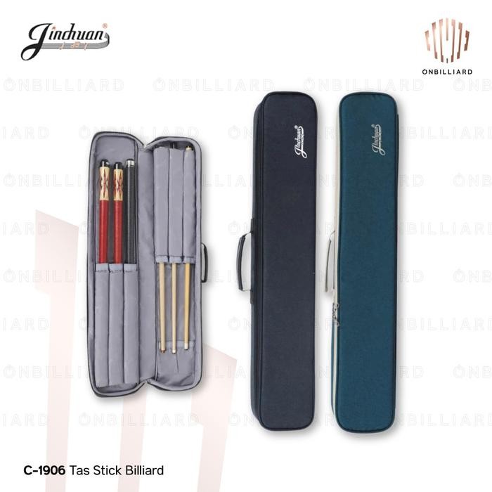Jual JINCHUAN C-1906 Tas Stick Billiard 3x3 Cue Soft Case 3 Butt 3 ...