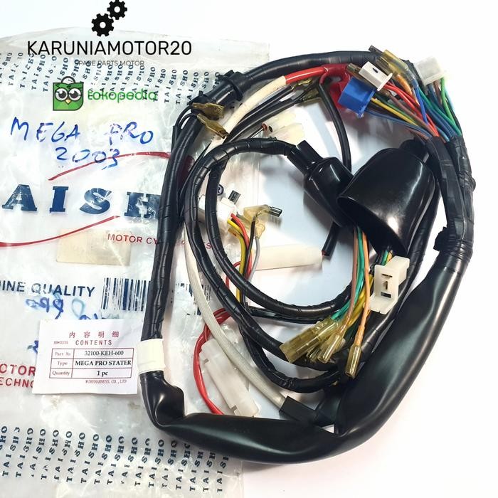 Jual KABEL BODY MEGA PRO 2003 DOUBLE STARTER HIGH QUALITY TAIWAN BEST ...