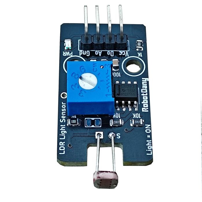 Jual [V] New Light Sensor with analog & digital Out LDR Sensor Cahaya ...