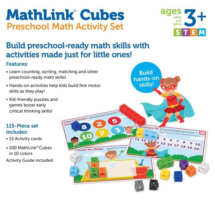 Jual TERBARU LEARNING RESOURCES MATHLINK CUBES PRESCHOOL MATH ACTIVITY ...