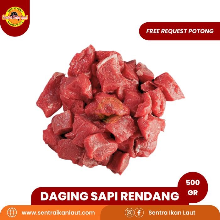 Jual Pilihan- Daging Sapi Potong Rendang Fresh Frozen 500 Gram | Shopee ...