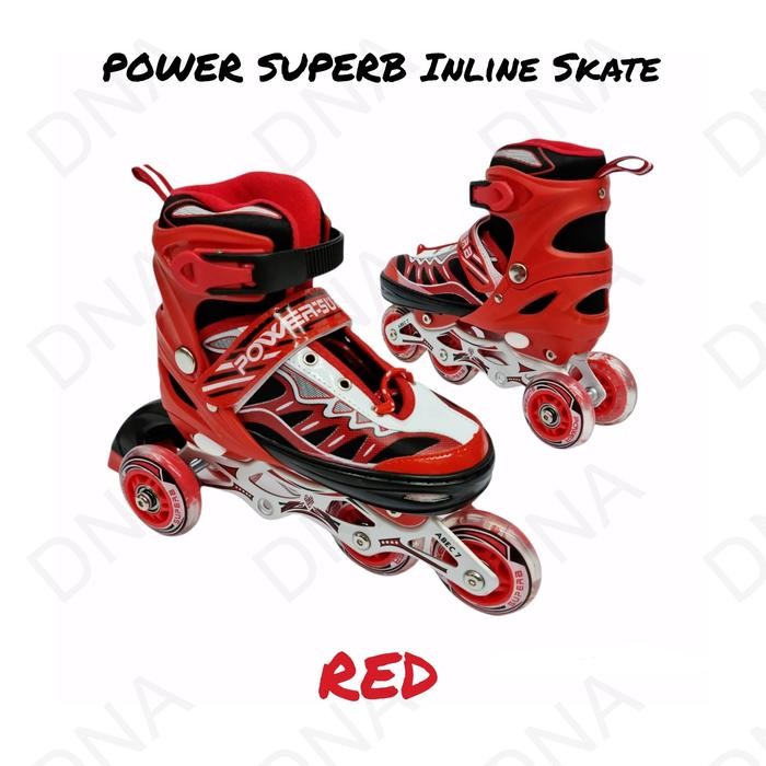 Jual Sepatu Roda Power Superb Bajaj Merah (+ Baut Bajaj) | Shopee Indonesia