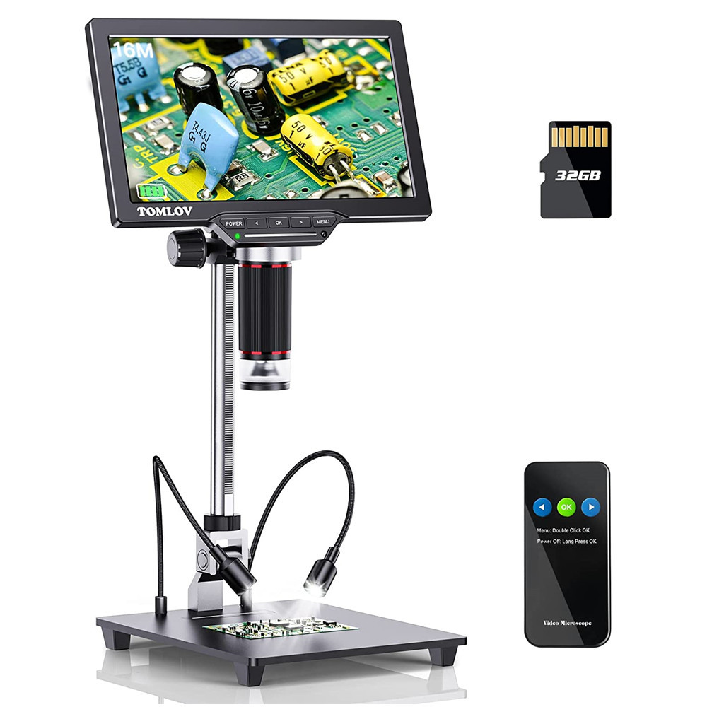 Jual DM201 Pro 7inch digital microscope high definition industrial ...