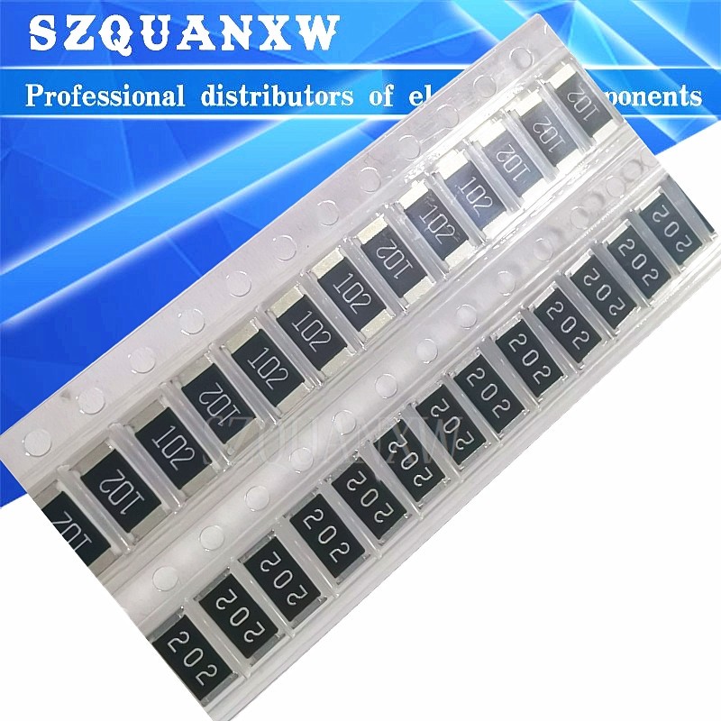 Jual IMPORT 50pcs/lot 2512 smd Chip Resistor 5% 0R-1M R001 R010 R100 ...