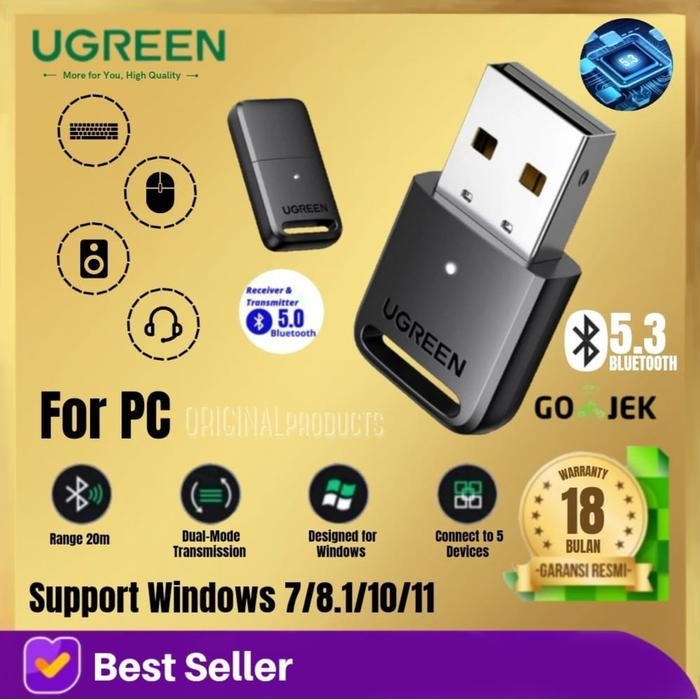 Jual Denso Otomart - Ugreen Usb Bluetooth Adapter 5.3 Bt 5.4 New 6.0 E ...