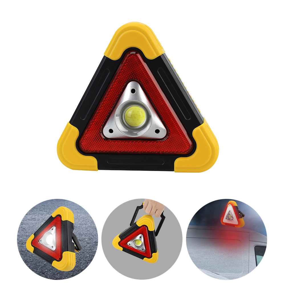 Jual Stand Triangle Warning Beacon Flashing Car Strobe Light LED ...
