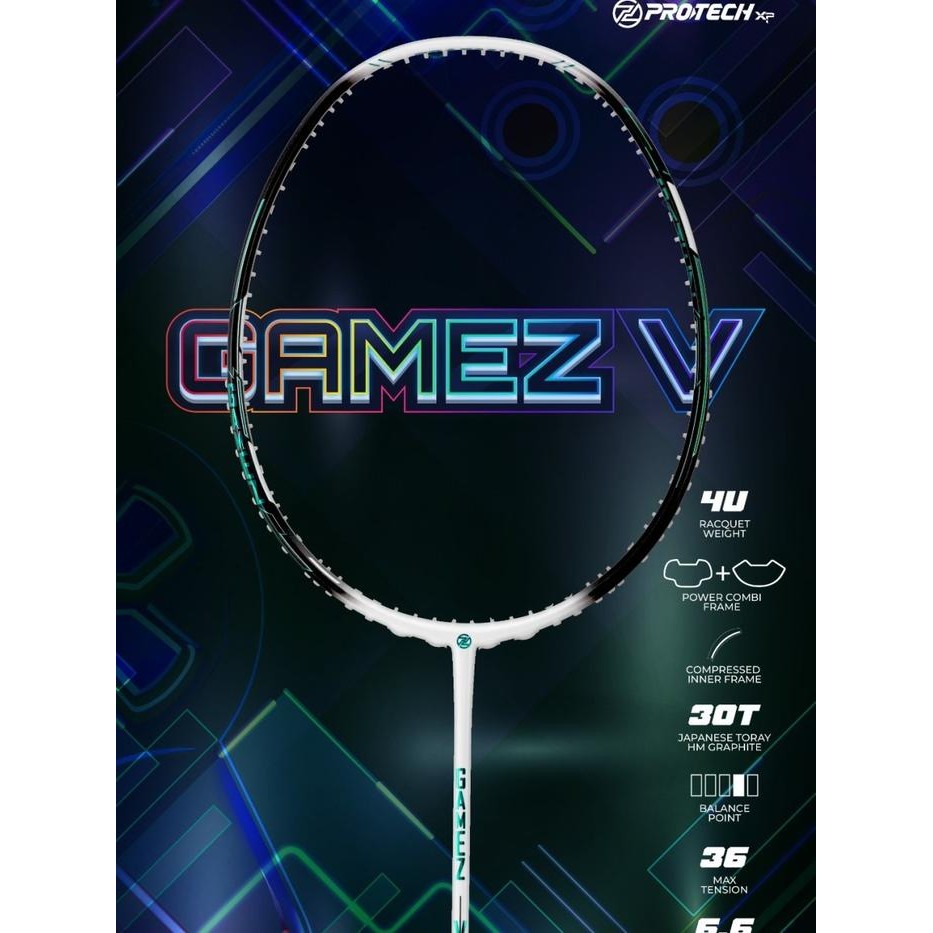 Jual Raket Badminton Protech PROTECH Badminton Racket - Aston Games V ...