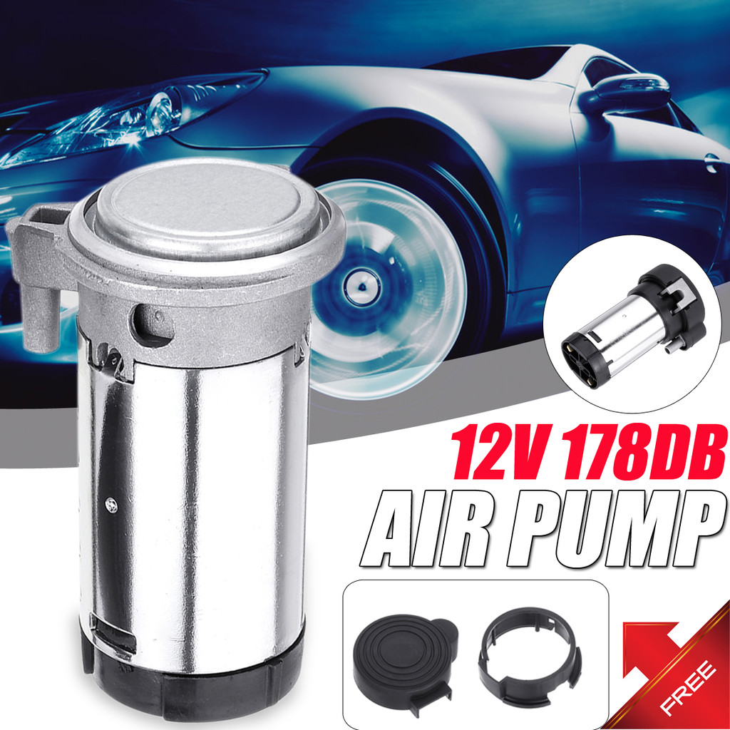 Jual Universal 12V 178DB Air Compressor Horn Dual Trumpet Loud Air Horn ...