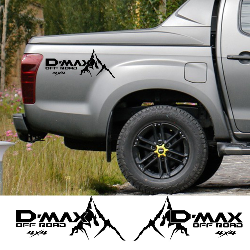 Jual Pickup Stickers Car Rear Trunk Side Decals For Isuzu Dmax Truck ...