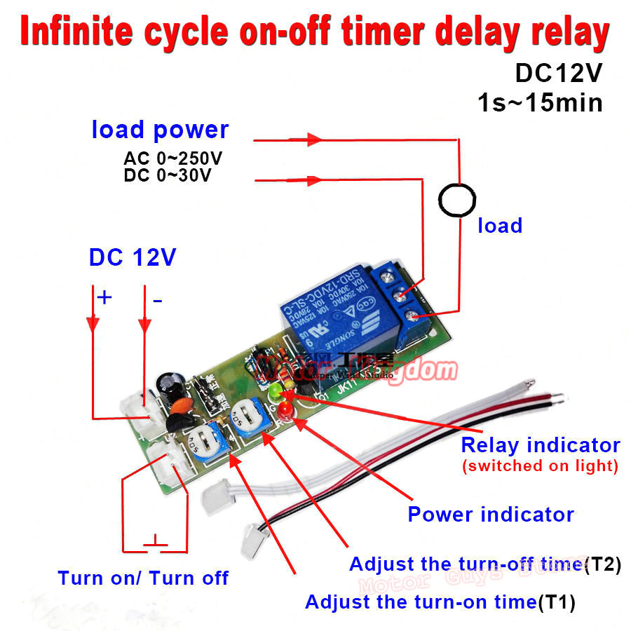 Jual Terbaik JK11 DC 5V 12V 24V 0-30min 0-24h Adjustable Multi-function ...