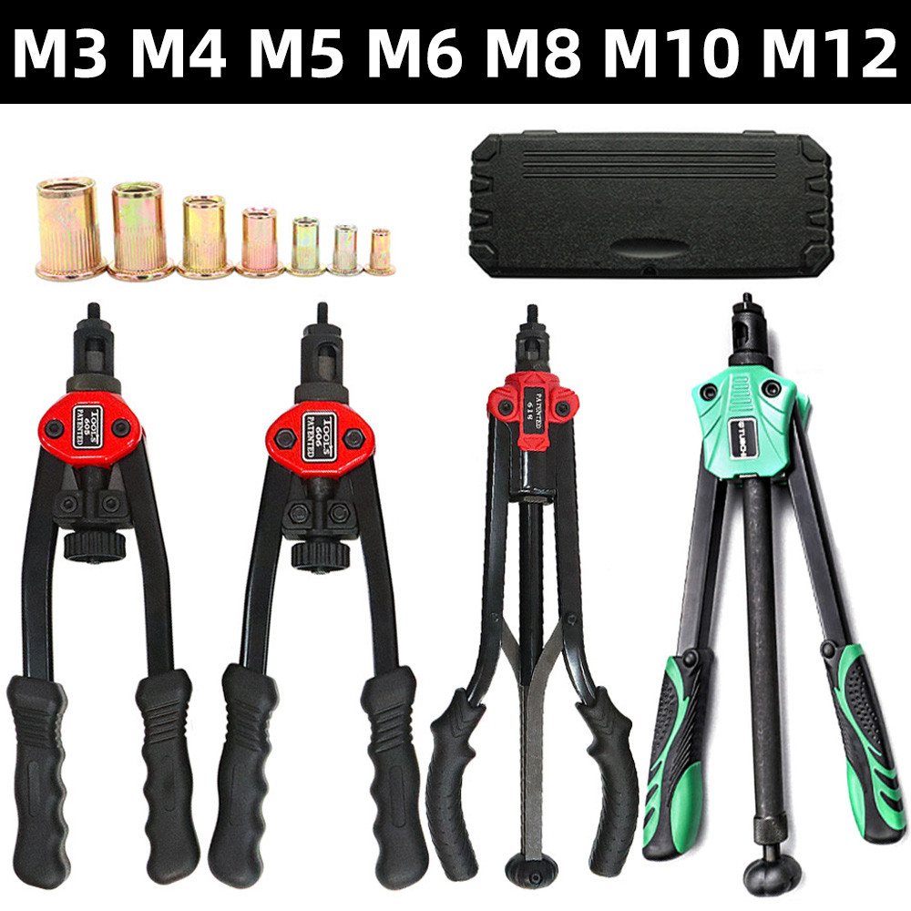 Jual Rivet Nut Gun Tool Hand Threaded Manual Rivete for Metric M3 M4 M5 ...