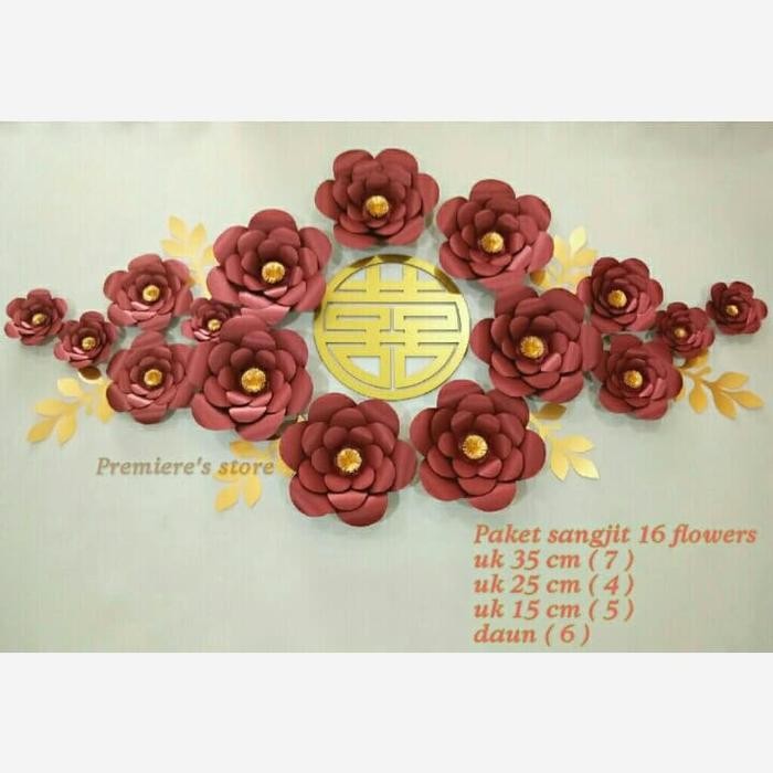 Jual Paper flower sangjit / dekorasi sangjit | Shopee Indonesia