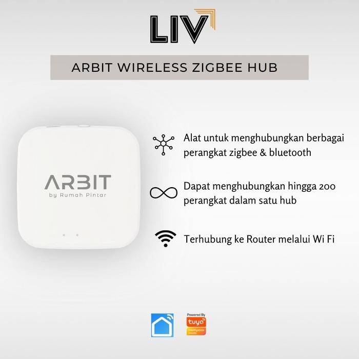 Jual ARBIT Smart Home Wireless Multi Gateway Hub TUYA ( Zigbee ...