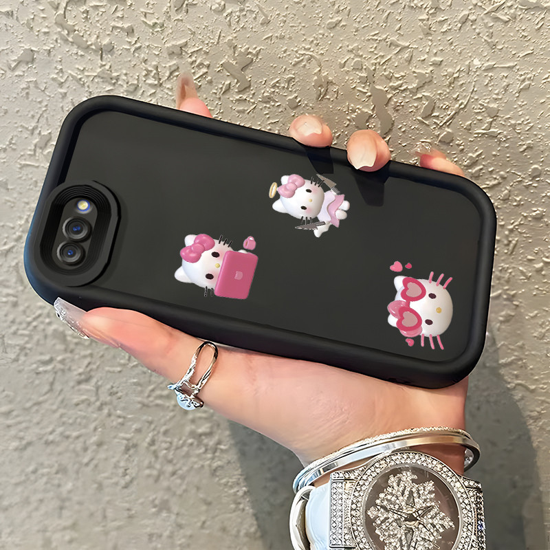 Jual Casing Hp Untuk OPPO A5 A3s A12E Realme C1 Case Kucing kecil - Main Image