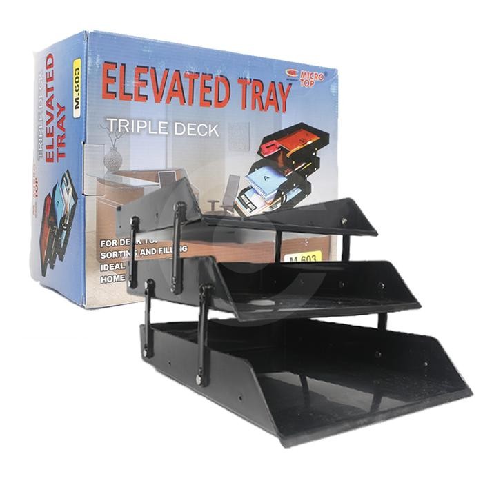 Jual RAK 3 SUSUN DOKUMEN FILE ,ELEVATED TRAY MICROTOP M603 | Shopee ...