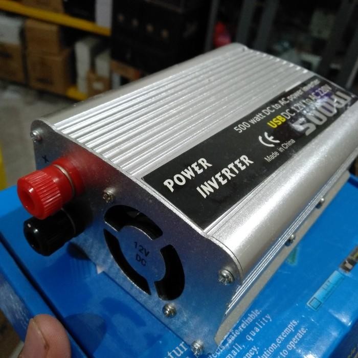 Jual POWER INVERTER MOBIL DC12V OUTPUT AC 220V 500W-KONVERTER DC TO ...