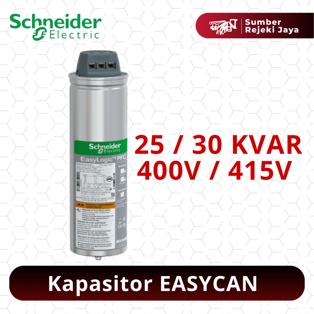 SCHNEIDER Kapasitor BLRCS250A300B40 EASYCAN 25 / 30 KVAR 400V / 415V | Power Capasitor