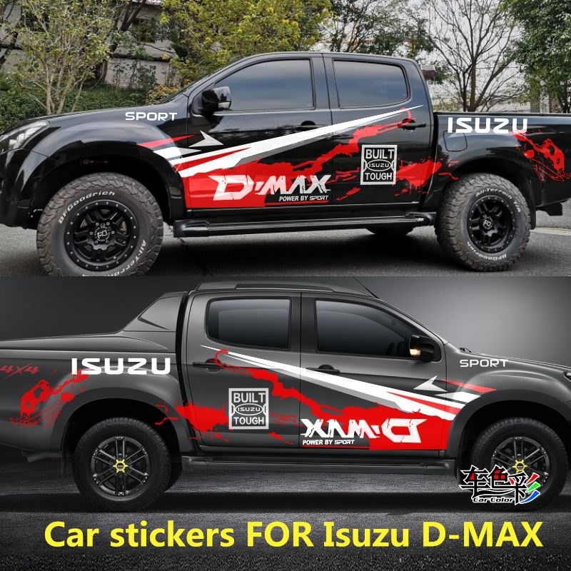 Jual New custom decal car sticker FOR Isuzu D-MAX body decoration ...