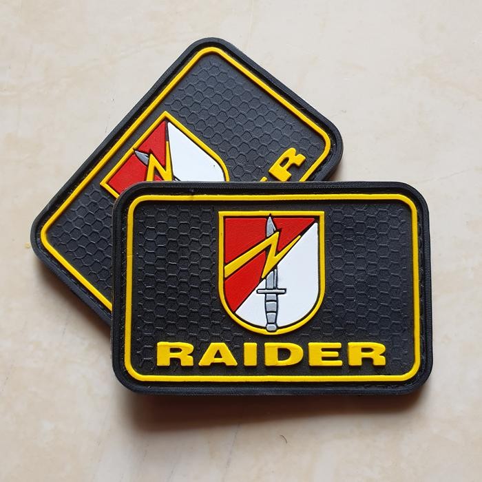Jual Bkb ArlC patch rubber logo raider - tni - tempelan emblem karet ...