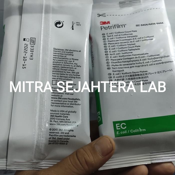 Jual Neogen Petrifilm E.Coli Coliform Count Plate 25/Pack 6404 / Ec / E ...