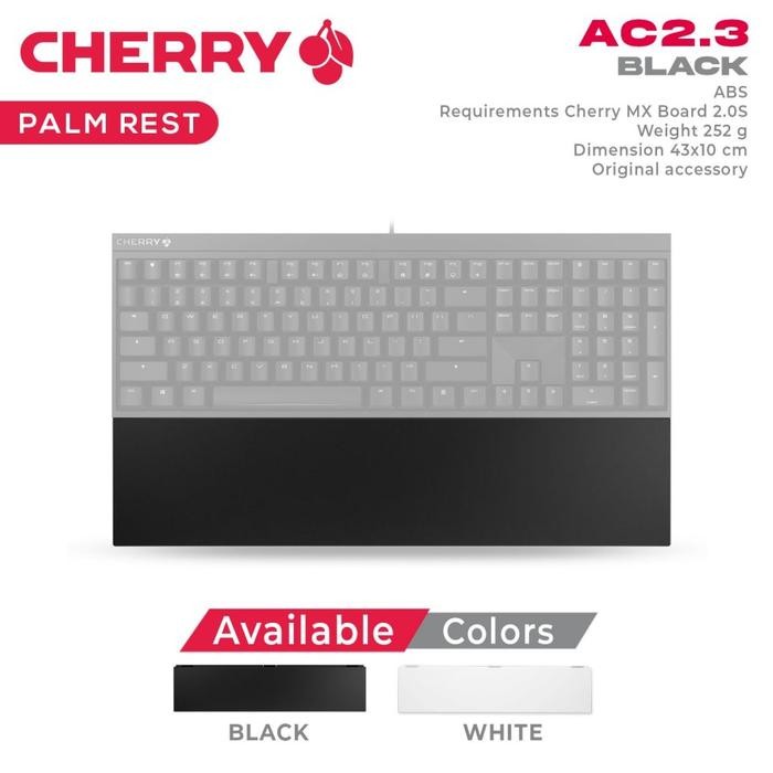 Jual ORIGINAL CHERRY AC 2.3 Palm rest for MX 2.0S gaming keyboard READY ...