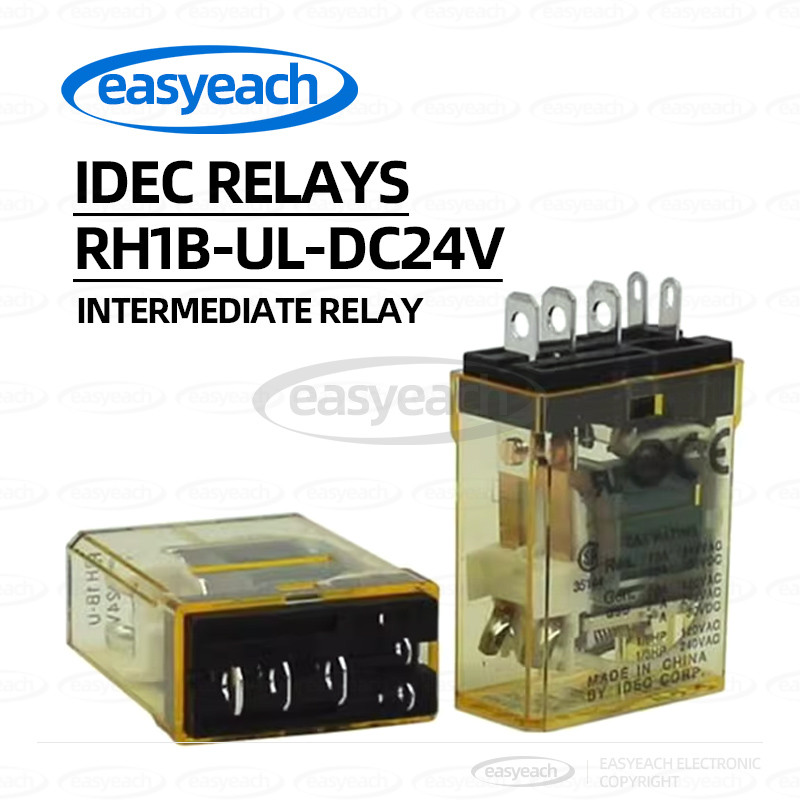 Jual IDEC Intermediate General Purpose Relay RH1B-U DC24V/AC220V 1 open ...