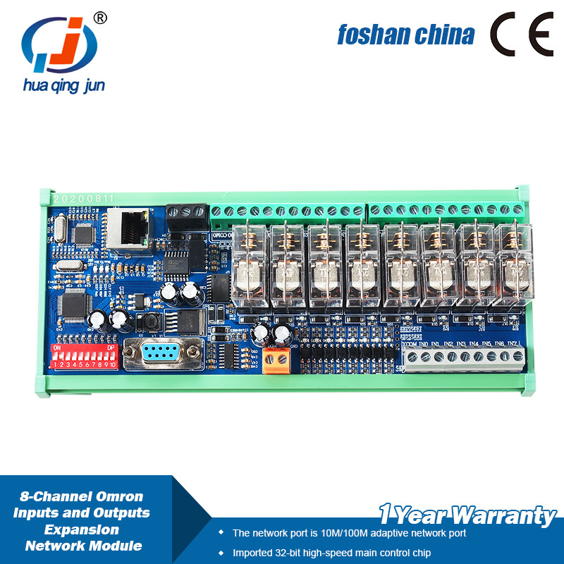Jual NEW Huaqingjun 8-Channel RS485 RS232 LAN IO Relay Module Ethernet ...