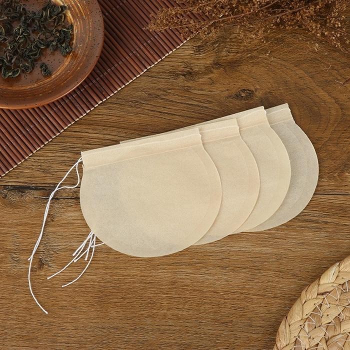 Jual Pilihan- Natural Wood Pulp Tea Bag / Kantong Teh Kertas Bulat 50 ...