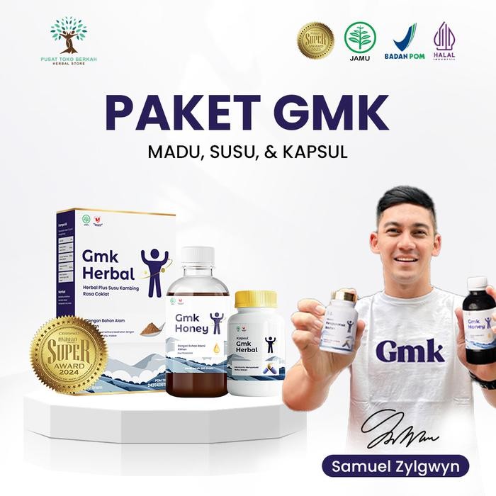 Jual GMK- VARIAN LENGKAP MADU, SUSU, DAN KAPSUL GMK-SUPLEMEN MAKANAN ...