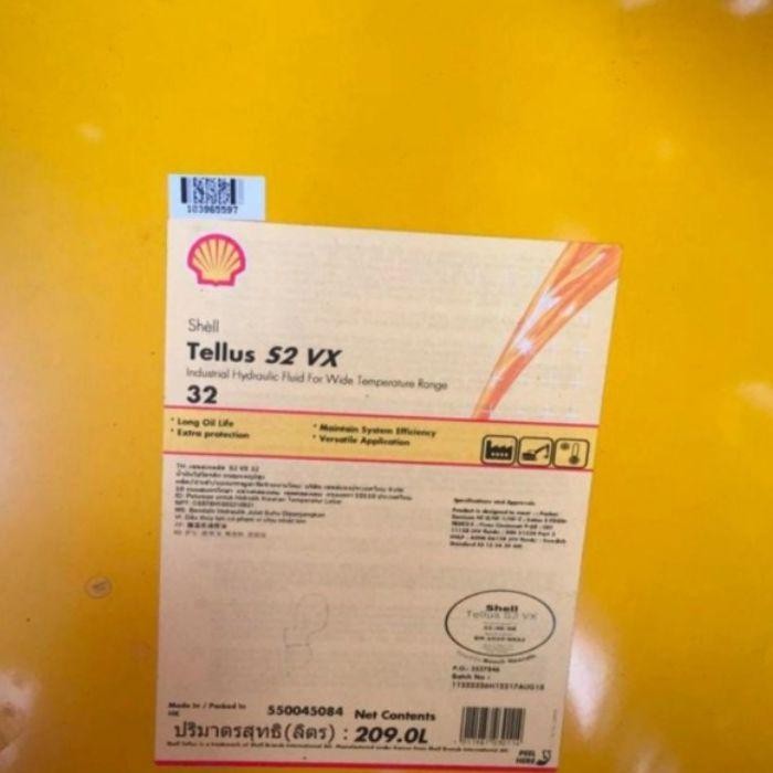 Jual OLI SHELL TELLUS S2 VX 32 / 209 LITER | Shopee Indonesia