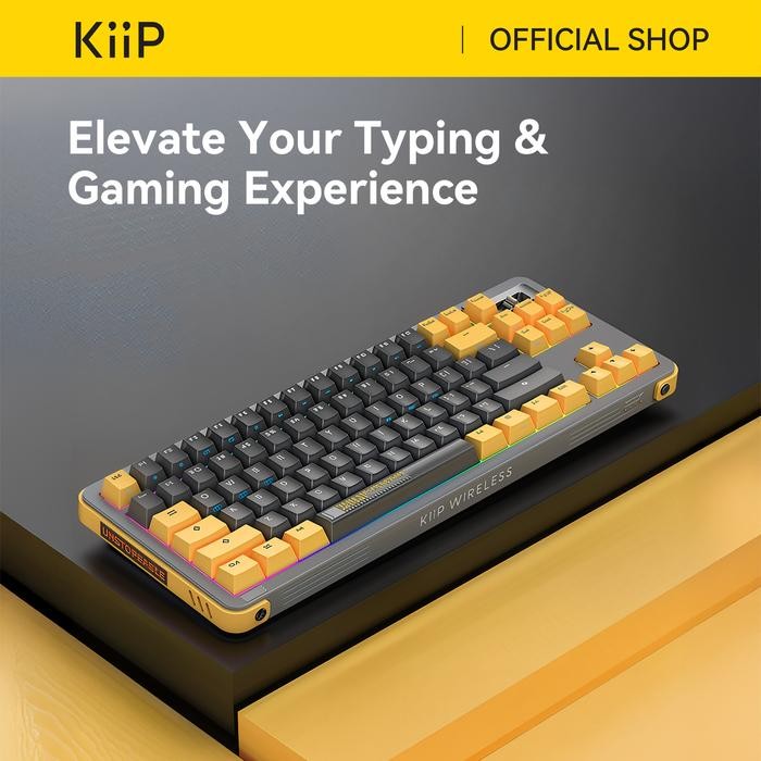 Jual Pilihan- Kiip Wireless Y87 Mechanical Keyboard Gaming Layout Hot ...