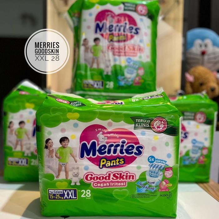 Jual l1wc- Merries Pants Good Skin M34, L30, Xl26, Xxl28 / Popok Bayi M ...