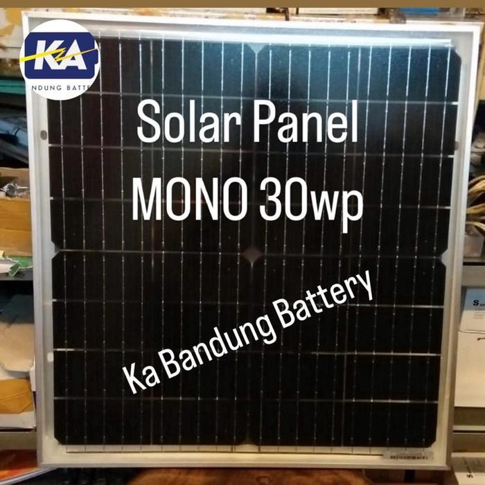 Jual solar panel cell surya st solar stc 12v 12 v 30wp 30 wp MONO ...