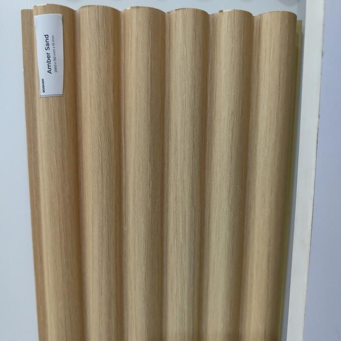 Jual ROSHAN WPC Fluted 150 Semi Circle Series ukuran 15x290 cm ...