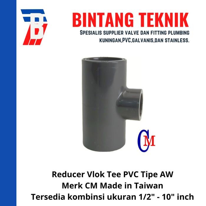 Jual [V] Reducer Vlok Tee 1 1/4