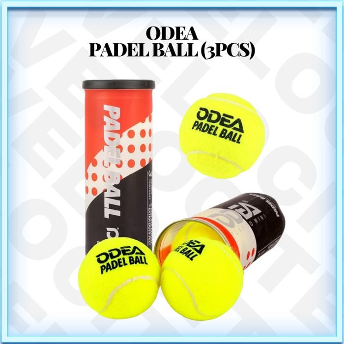 Jual ODEA Padel Ball Original Isi 3 PCS Bola Paddel Kuning Knitting ...