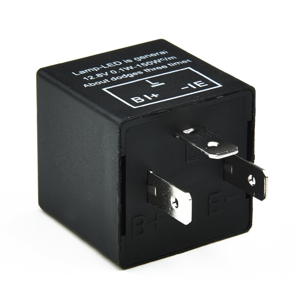 Jual Flasher Relay 3-Pin LED Adjustable Electronic Flasher Relay 12V ...